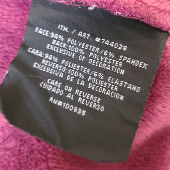 Double Diamond Women's SZ Med winter ski jacket fuschia w/muted floral print - Picture 8 of 12